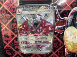 Pokemon TCG Paldean Fates Shiny Charizard ex 5-Pack Tin - Factory Sealed.. - Image 2