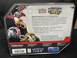 Pokemon TCG Paldean Fates Shiny Charizard ex 5-Pack Tin - Factory Sealed.. - Image 3