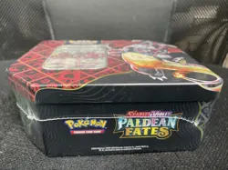Pokemon TCG Paldean Fates Shiny Charizard ex 5-Pack Tin - Factory Sealed.. - Image 4