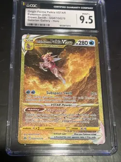 Pokemon Origin Forme Palkia VSTAR Crown Zenith Galarian Gallery GG67 CGC 9.5 - Image 1