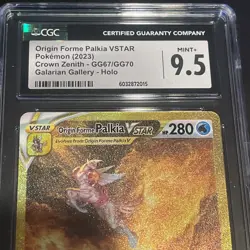 Pokemon Origin Forme Palkia VSTAR Crown Zenith Galarian Gallery GG67 CGC 9.5 - Image 2