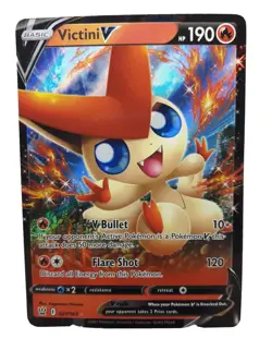Victini V Full Art - 021/163 - Pokemon SWSH BATTLE STYLES - NM/M - Image 1