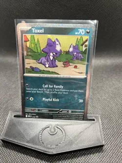 Pokemon Chaos Rising Toxel #78 Cosmo Holo Pattern - Image 1