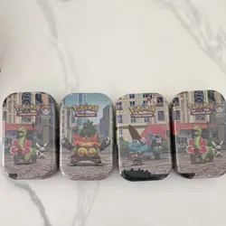 Pokemon TCG luminose city Mini Tin Lot of 4, - Image 1