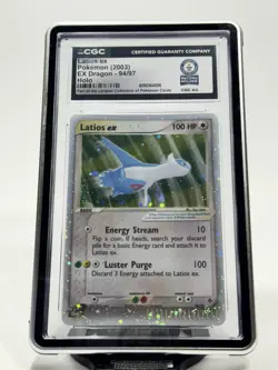 Pokemon CGC Guinness World Record 1/1 - 2003 LATIOS EX 94/97 EX Dragon Holo - Image 1