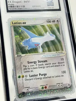 Pokemon CGC Guinness World Record 1/1 - 2003 LATIOS EX 94/97 EX Dragon Holo - Image 3