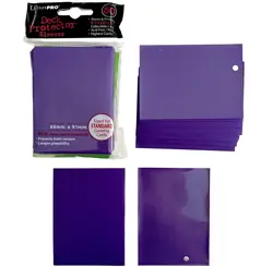 Card Protector Sleeves Ultra Pro Lot Of 85 Purple Green 66mmx91mm Standard BGS1 - Image 1