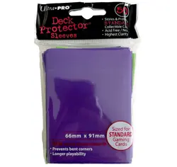 Card Protector Sleeves Ultra Pro Lot Of 85 Purple Green 66mmx91mm Standard BGS1 - Image 2