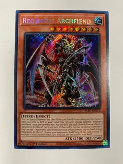 Regenesis Archfiend ALIN-EN016 Secret Rare 1st Edition Near Mint Yugioh - Image 1