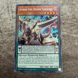 Supreme King Dragon Darkwurm - BLRR-EN063 - 1st Secret Rare- Yugioh - MP - Image 1