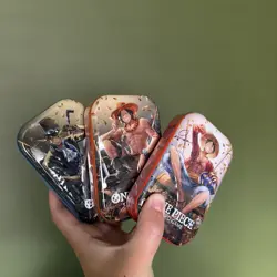 One Piece OP-13 TS02 - Mini Tin Art Set Of 3 - Luffy Sabo Ace - Sealed New - Image 1