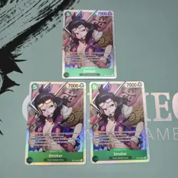 X3 OP10-030 Smoker English Super Rare One Piece Cards - Image 1