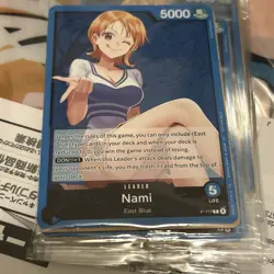 One Piece Card Game Nami P-117 Store Tournament 2025 Vol.4 Sealed Promo English - Image 1