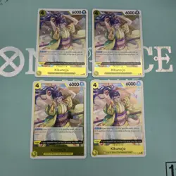 X4 OP06-104 Kikunojo English Rare Playset One Piece Cards - Image 1