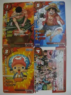 One Piece Miracle Battle Carddass Promo JS01 Straw Hat Pirates Luffy Zoro - Image 1
