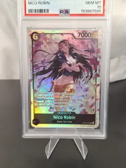 PSA 10 Nico Robin OP12-087 Legacy of the Master Bandai One Piece card - Image 2