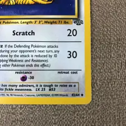 Persian Pokemon Card 42/64 First Edition - Image 4