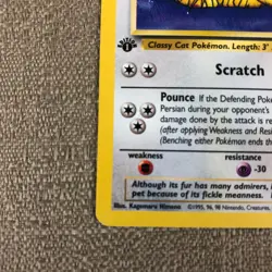 Persian Pokemon Card 42/64 First Edition - Image 5