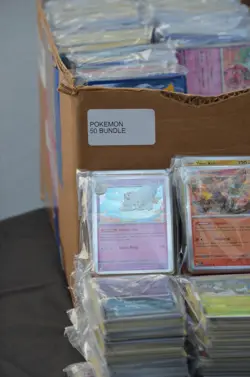 50x Pokemon Card Bundle TCG Pokemon Collection Rare Holo Cards 5 Holos/Reverse - Image 4