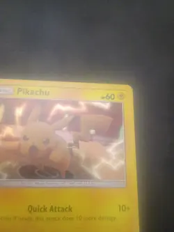 Pokemon Pikachu TCG Holo Card Black Star Promo SM227 LP Plus Condition - Image 4