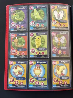 1999 Burger King Pokemon PokeTrivia Original 151 Complete Master Set - Sleeved - Image 3