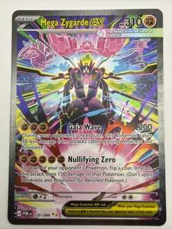 Pokemon Mega Zygarde ex 120/088 Me03: Perfect Order SIR Mega Evolution - Image 1
