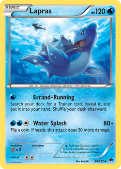LAPRAS 28/122 UC BREAKPOINT POKEMON NM/M - Image 1