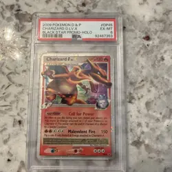 2009 POKEMON DIAMOND & PEARL BLACK STAR PROMO HOLO #DP45 CHARIZARD G LV.X PSA 6 - Image 1