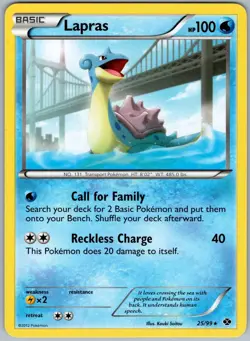 Lapras 25/99 Rare Next Destinies Pokemon NM - Image 1