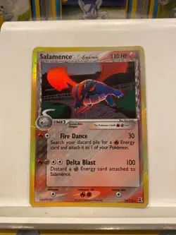 Pokemon Salamence Delta Species Near Mint Holo Rare NM TCG 14/113 - Image 1