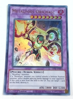 Metalfoes Orichalc Gftp-En094 Holo 1st Edition Yu Gi Oh Card 2020 - Image 1