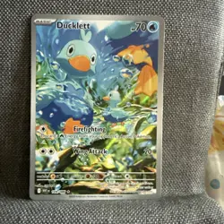 Ducklett 109/086 Illustration Rare IR - English Pokemon TCG - White Flare - Image 1