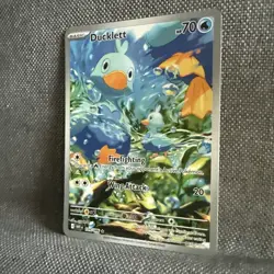 Ducklett 109/086 Illustration Rare IR - English Pokemon TCG - White Flare - Image 3