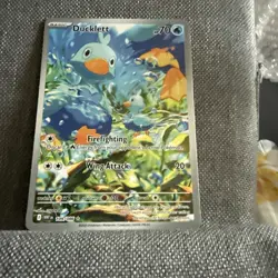 Ducklett 109/086 Illustration Rare IR - English Pokemon TCG - White Flare - Image 4