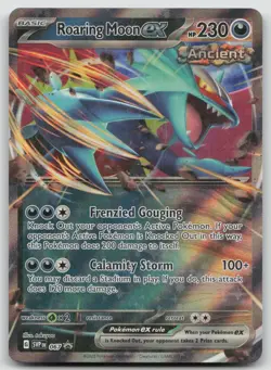 Roaring Moon ex 067 Scarlet & Violet Promo Pokemon Holo NM Promo - Image 1