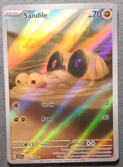 Pokemon English - Scarlet & Violet - Sandile 216/198 - NM [#2] - Image 1