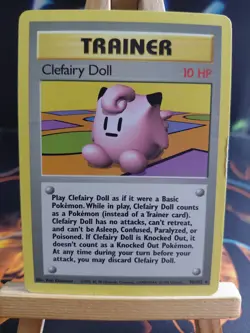Pokemon TCG Clefairy Doll Base set 70/102 Unlimited Rare - Lightly Played - Image 1