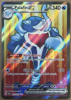 Palafin ex 193/167 SV06 Twilight Masquerade Ultra Rare Full Art Holo - Image 1