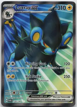 Luxray ex Ultra Rare SV06: Twilight Masquerade 195/167 Pokemon TCG - Image 1