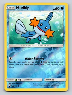 Mudkip 32/168 Common Celestial Storm Pokemon Reverse Holo NM - Image 1