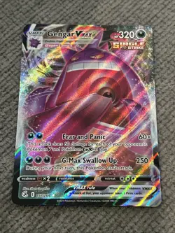 Pokemon TCG Gengar VMAX 157/264 Swsh08 Fusion Strike Ultra Rare Holo English - Image 2