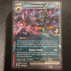 Marnies's Grimmsnarl ex - 136/182 - Double Rare - Destined Rivals - Pokemon Card - Image 2