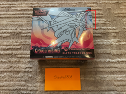 (TORN PLASTIC) Pokemon - CHAOS RISING Pokemon Center ETB Elite Trainer Box - Image 1