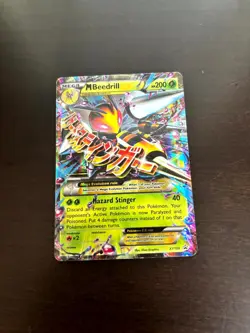 M Beedrill EX XY158 Holo Promo XY Promo Pokemon - Image 2