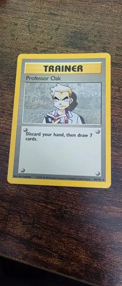 Professor Oak 88/102 Uncommon Base Set Unlimited Pokemon Lightly Played - Image 1