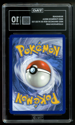 2025 Pokemon Mega Evolution Stamped 133/132 Bulbasaur IR TAG 10 Custom Guard - Image 3