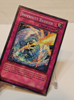 Infernity Barrier TSHD-EN089 Secret Rare 1st Edition Yugioh 1948 - Image 4