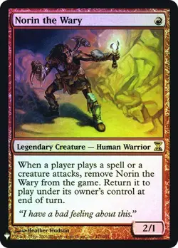 MTG - Norin the Wary - Foil - The List - Magic the Gathering - Image 1