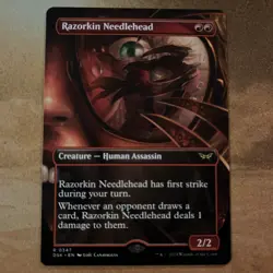 Razorkin Needlehead - Duskmourn 347 borderless regular MTG NM - Image 1