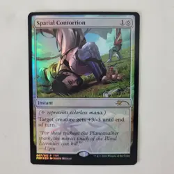 1x MTG FOIL Spatial Contortion Friday Night Magic FNM Promo NM Near Mint - Image 3